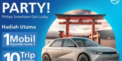 Undian Party Philips Berhadiah Mobil Hyundai Ioniq 5, Motor Vespa, Liburan ke Jepang dan IPhone 14