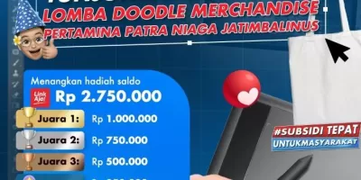 Lomba Doodle Merchandise Pertamina Patra Niaga JatimBaliNus dan Menangkan Total Hadiah Jutaan Rupiah