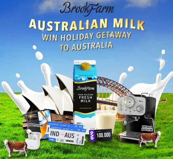 Win Holiday Gateway ke Australia Bersama Brookfarm dan Menangkan Hadiah Berupa Espresso Machine, Smartphone, Earphone TWS dan Voucher Belanja