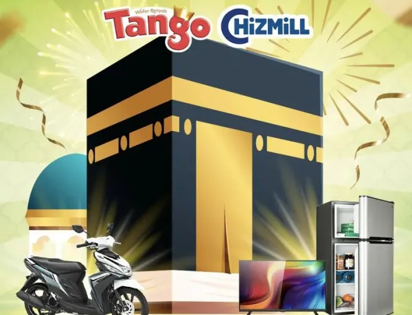 Berpartisipasi dalam Promo Gebyar Undian Tango Chizmill 2023: Menangkan Hadiah Umroh, Motor, TV, dan Lainnya!